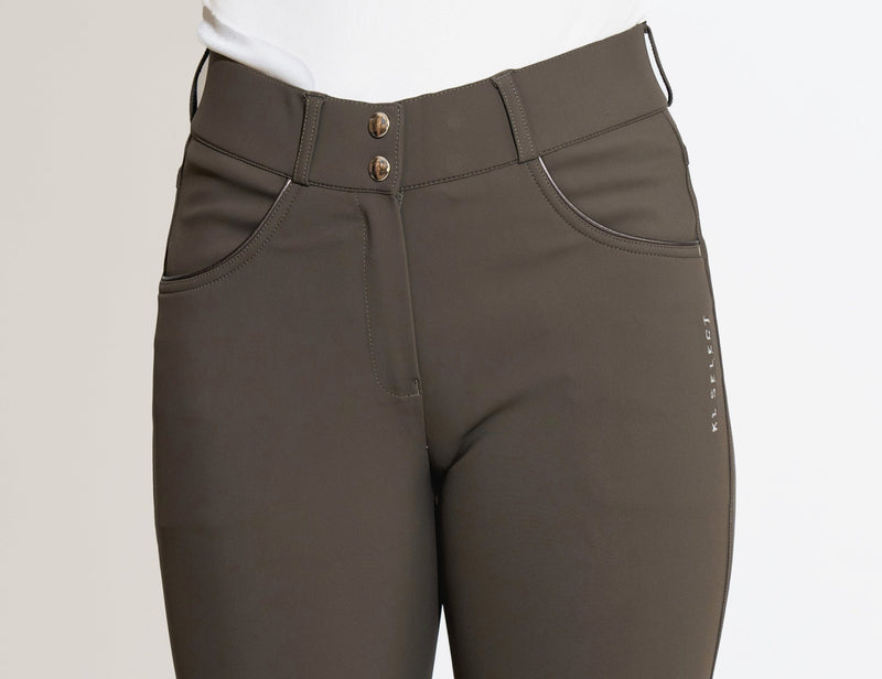 KL Select Gabrielle Full Seat Breeches - Truffle