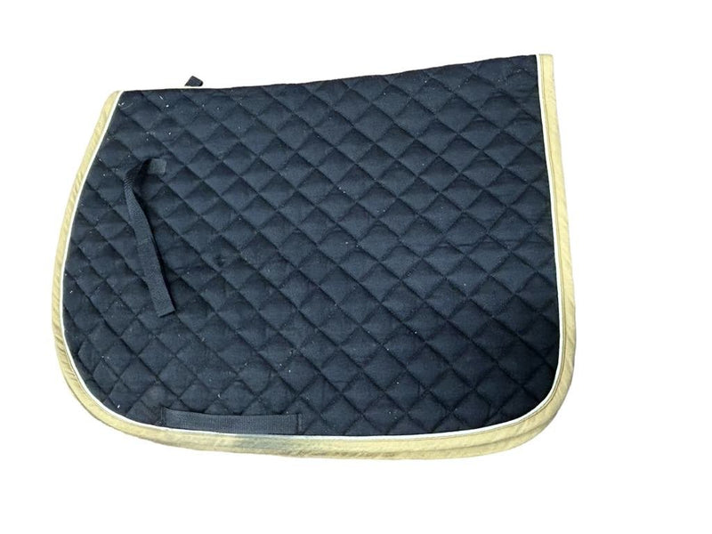 Dover Saddle Pad - Black/Gold - USED
