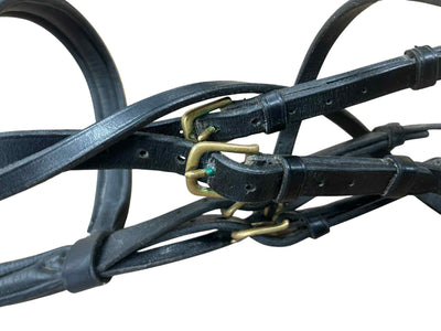 Southern Stars Saddlery Leather Bridle - Black - Full Size Size - USED