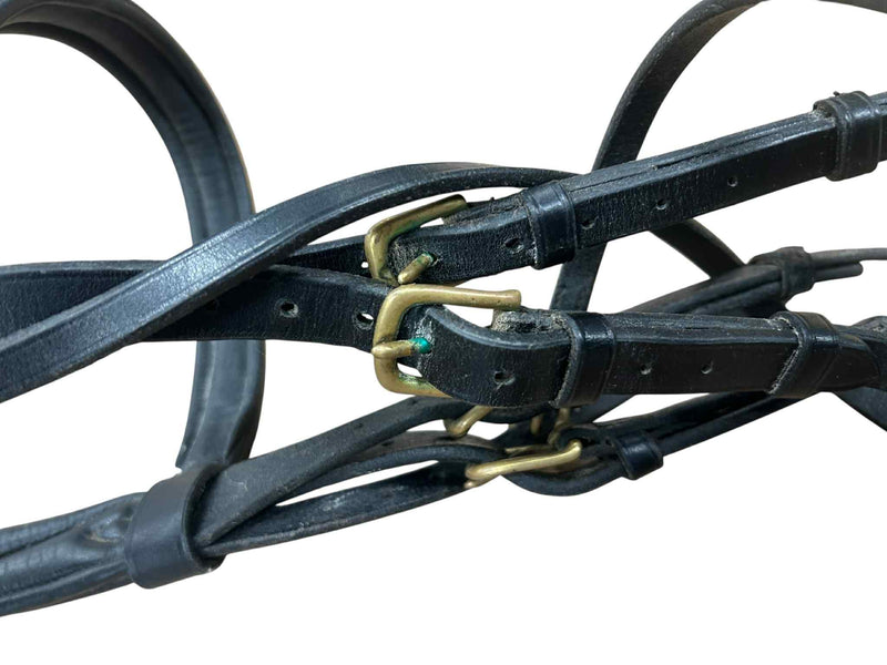 Southern Stars Saddlery Leather Bridle - Black - Full Size Size - USED