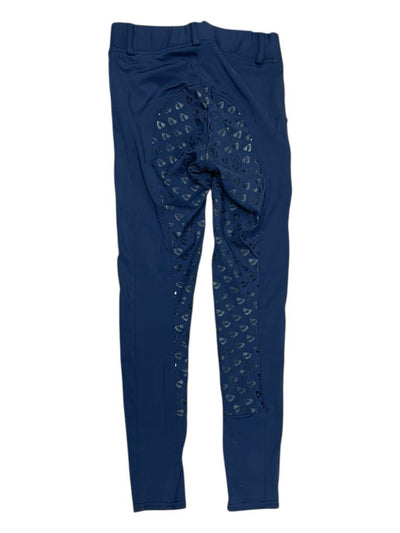 Aubrion FS Tight - Navy - Youth 9-10 - USED
