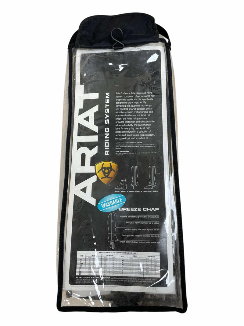 Ariat Breeze Half Chaps - Black - ST (19.5"H, 13.5-14.5"C) - USED