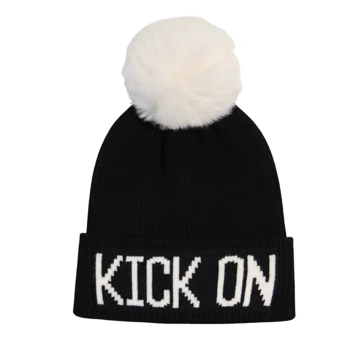 Kick On Beanie with Pom