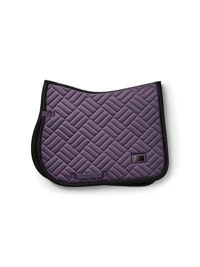 Equestrian Stockholm Modern Saddle Pad - Dark Violet