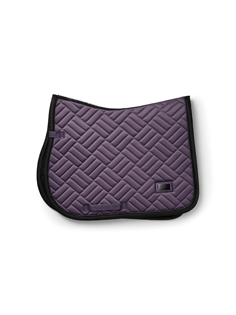Equestrian Stockholm Modern Saddle Pad - Dark Violet