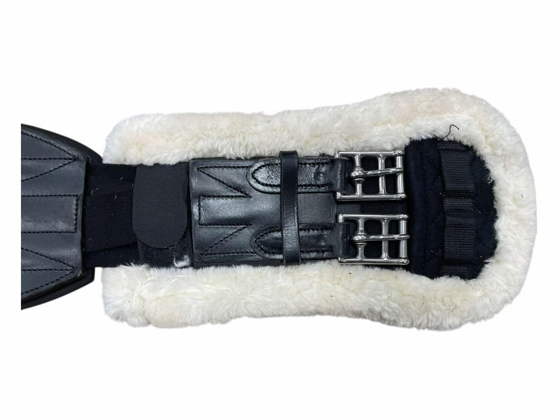 Tapestry Monoflap Comfort Girth W/ Cover - Black - 24 - USED