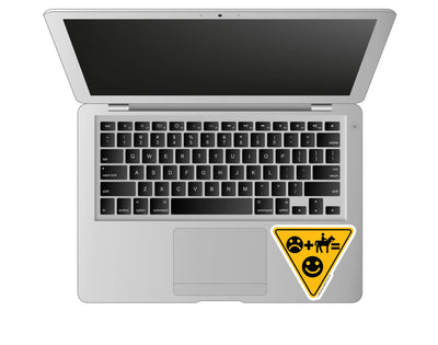 3" Tumbler Horse Sticker / Frown, Ride = Smile / WATERPROOF