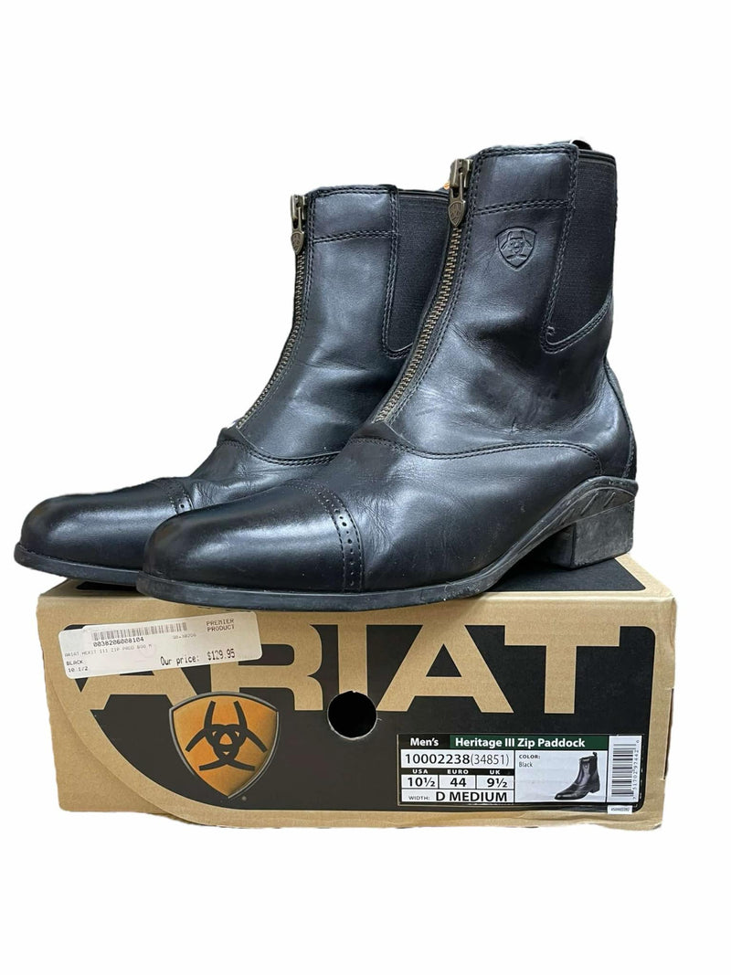 Ariat Heritage III Zip Paddocks - Black - Men&