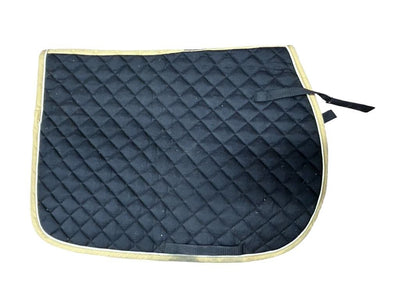 Dover Saddle Pad - Black/Gold - USED