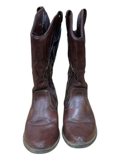 Unbranded Cowgirl Boots - Brown - Girls 2 - USED