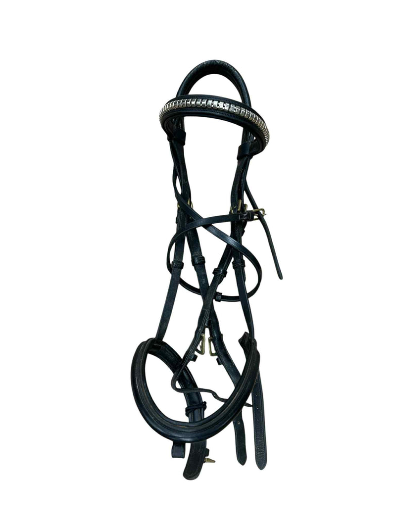 Southern Stars Saddlery Leather Bridle - Black - Full Size Size - USED