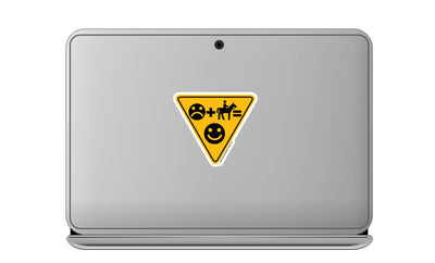 3" Tumbler Horse Sticker / Frown, Ride = Smile / WATERPROOF