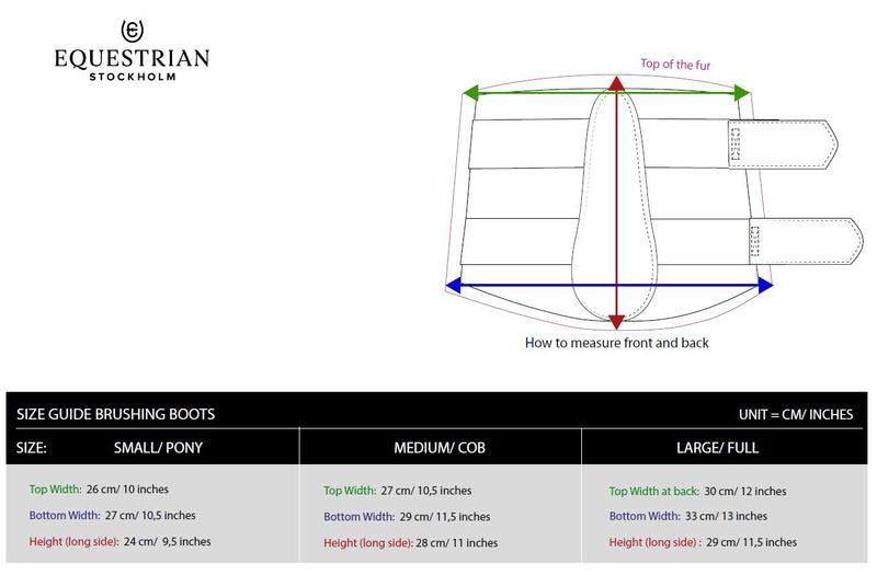 Equestrian Stockholm Brushing Boots - Black Edition