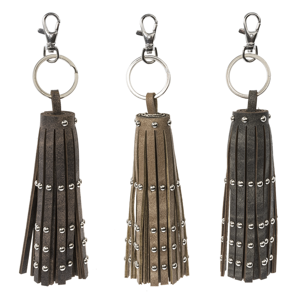 Tassel Stud Key Rings