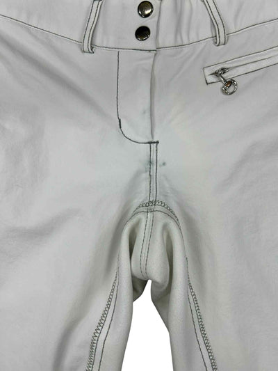 Goode Rider FS Breeches - White  - 36R - USED