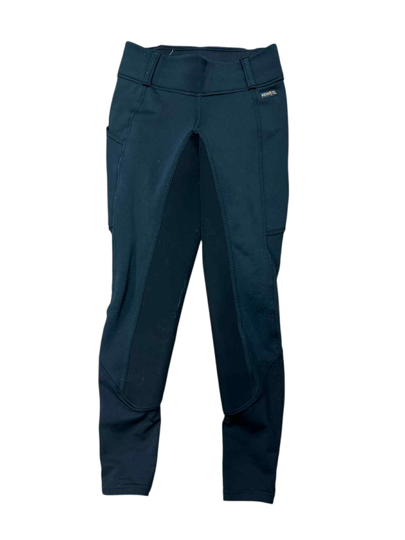 Kerrits Full Seat Winter Breeches - Black - Approx Medium - USED