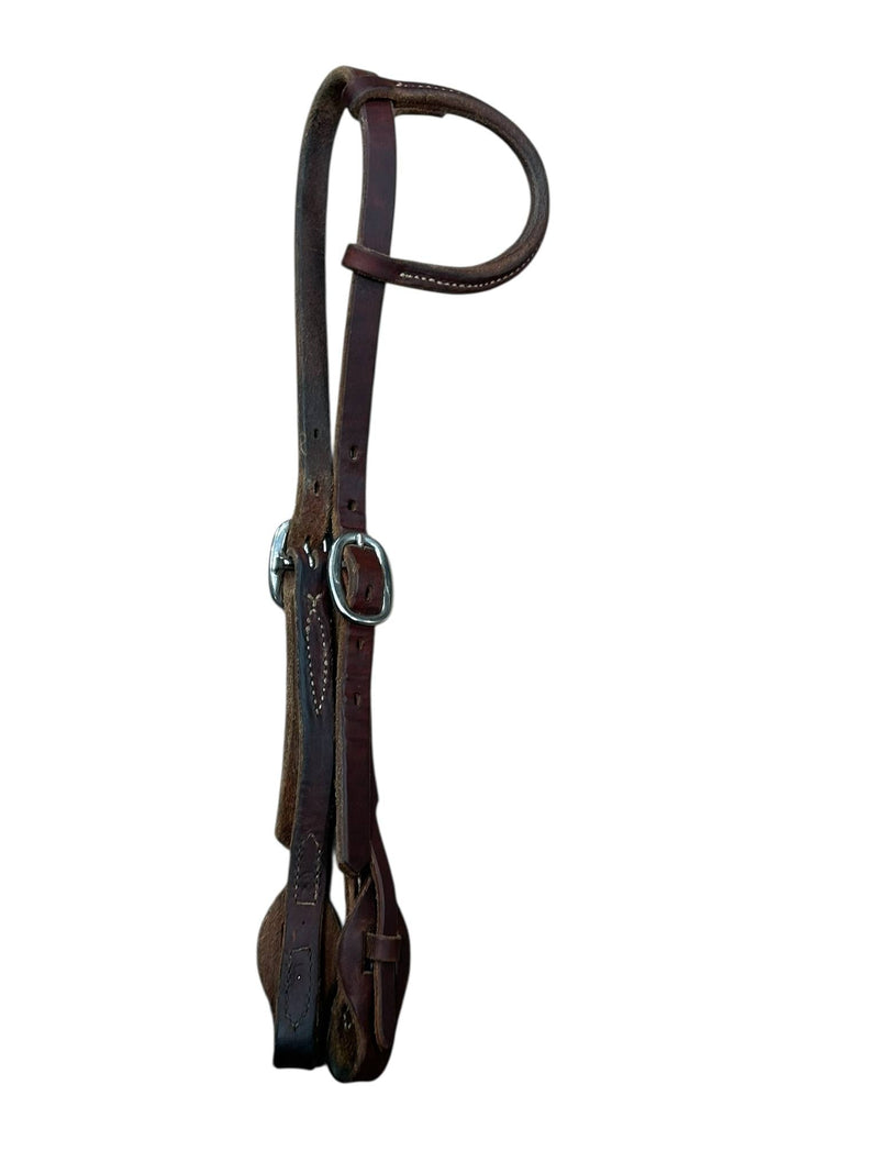Weaver One Ear Headstall - Brown - Used