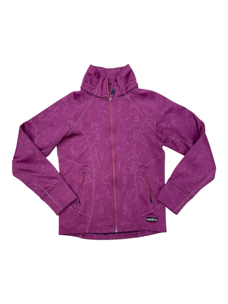 Kerrits Winter Zip Jacket - Dark Magenta - Est. Youth XL - USED