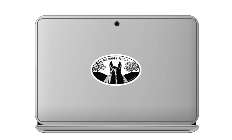 3" Tumbler Horse Sticker / Happy Place Trail  / WATERPROOF