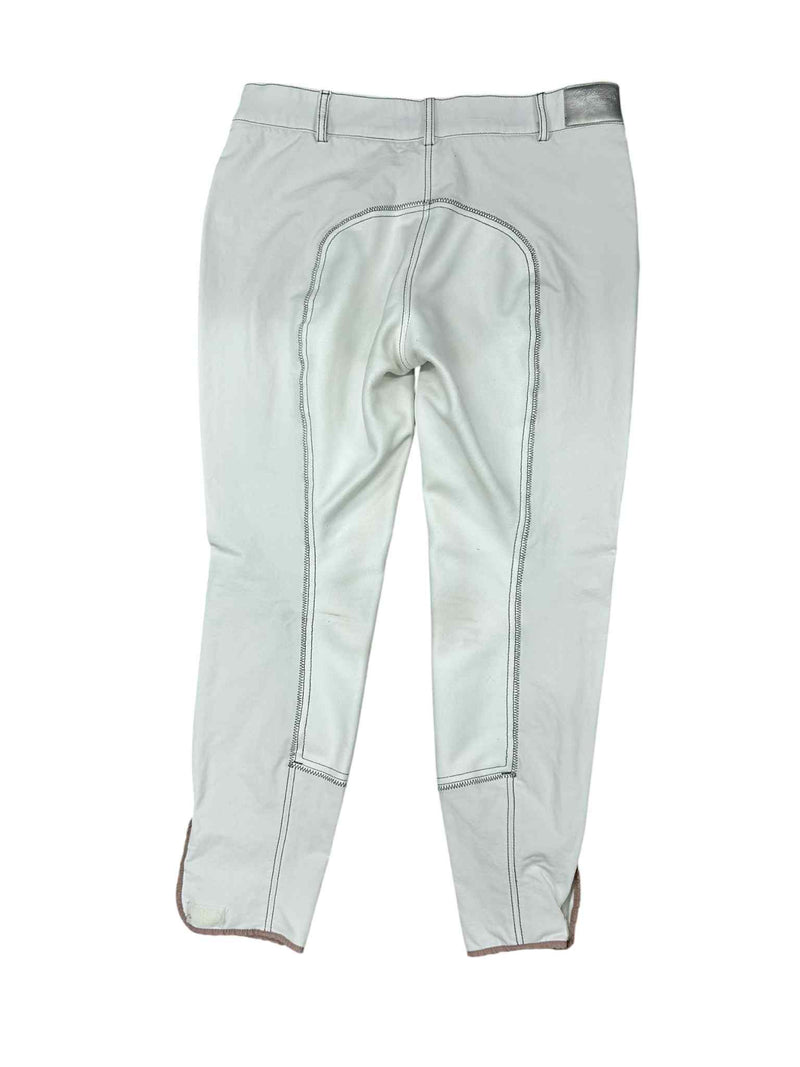Goode Rider FS Breeches - White  - 36R - USED