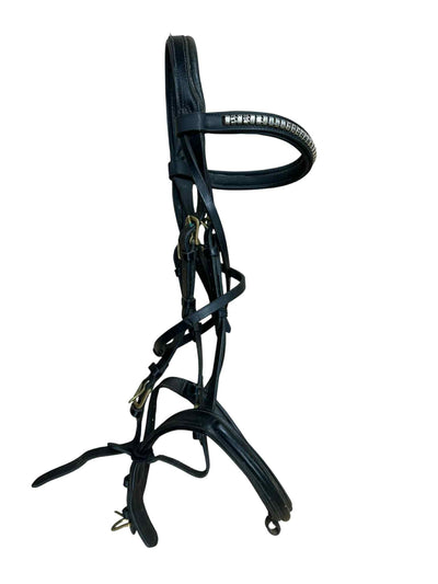 Southern Stars Saddlery Leather Bridle - Black - Full Size Size - USED