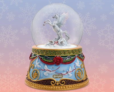 Breyer Holiday Snowglobe 2023 - Holiday Flight