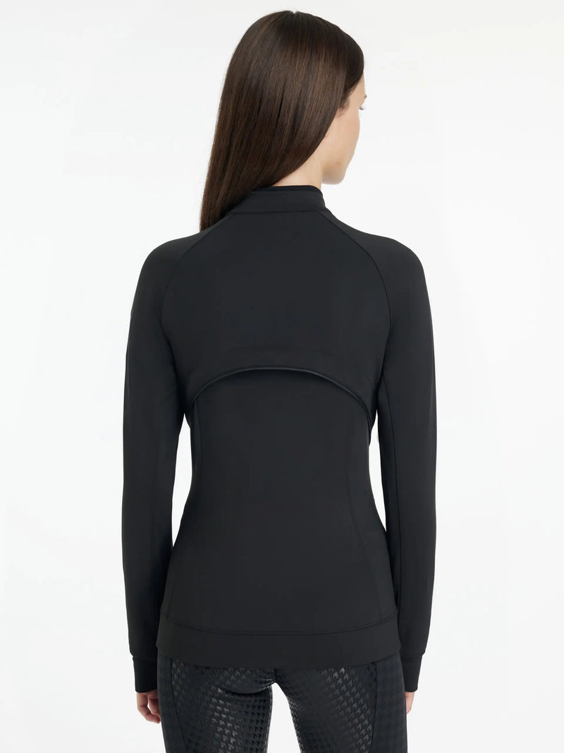 Aspen Brushed Zip Through Jacket Black