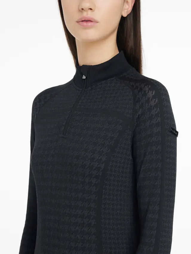 Aspen Seamless Houndstooth Baselayer