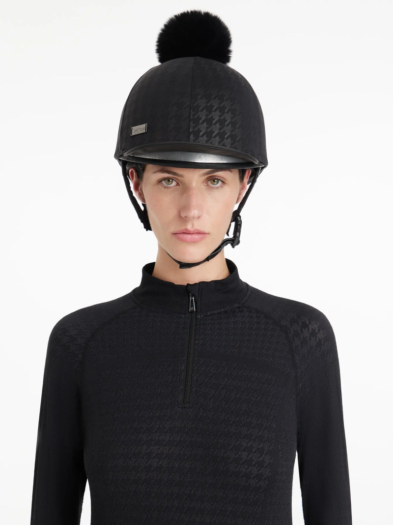 Aspen Houndstooth Hat Silk