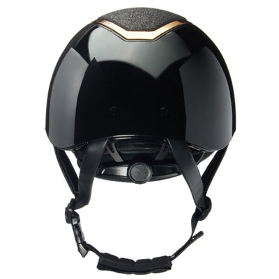 Charles Owen Kylo Helmet - Black Gloss/Rose Gold/Sparkly/Wide Brim