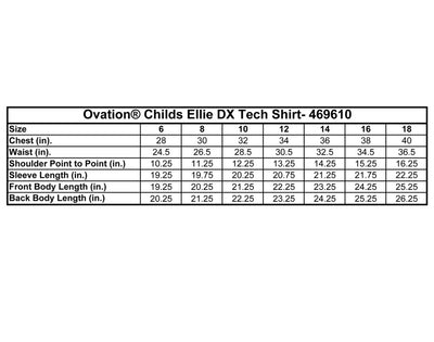 Ovation Ellie Kids SS Show Shirt  Blue Shoe
