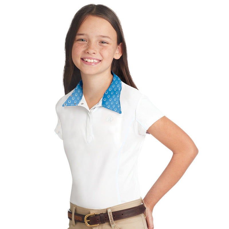 Ovation Ellie Kids SS Show Shirt  Blue Shoe