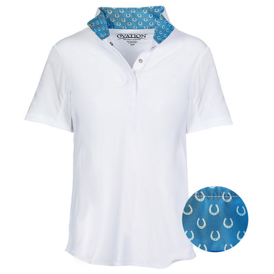Ovation Ellie Kids SS Show Shirt  Blue Shoe