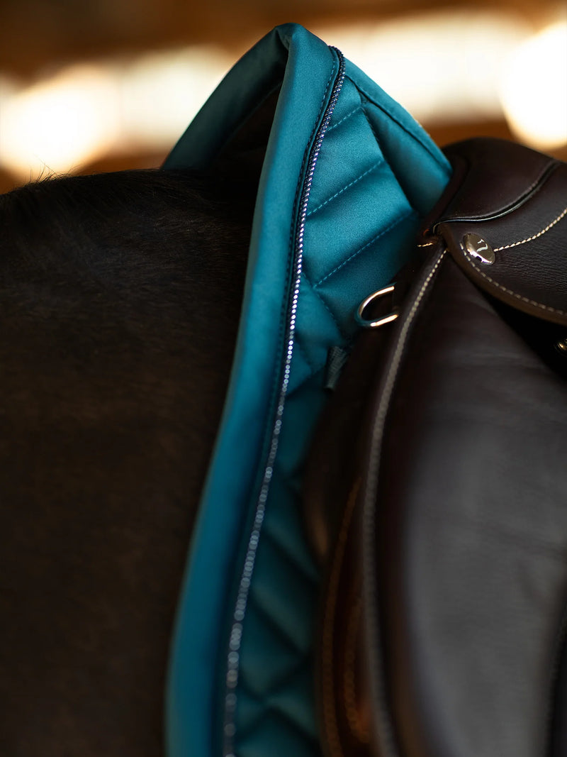 Equestrian Stockholm Modern Saddle Pad - Teal Bue
