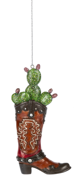 Cactus Boot Ornament