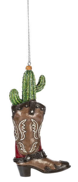 Cactus Boot Ornament