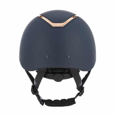 Charles Owen Kylo Helmet - Navy Matte/Rose Gold