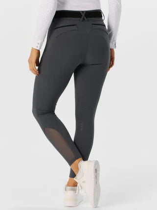 Ovation Dynamic Knee Patch Breeches - Grey
