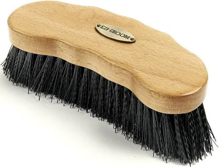 Wooden Ezi-Groom Premium Dandy Brush