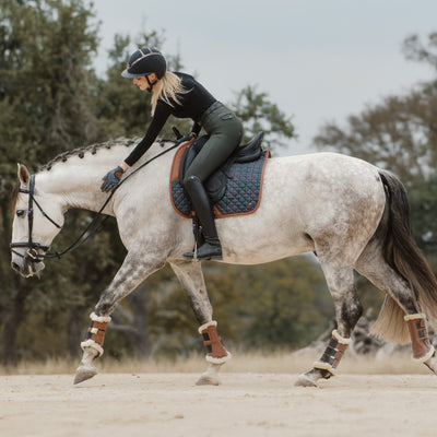 Dressage Pad, Hunter Field Plaid