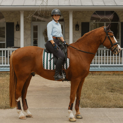 Dressage Pad, Carmel Stripe