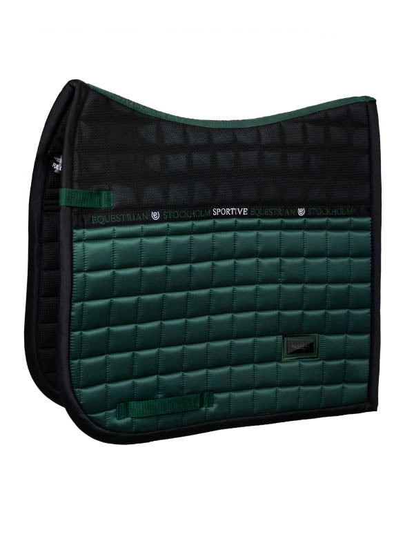 Equestrian Stockholm Sportive Saddle Pad - Sycamore Green