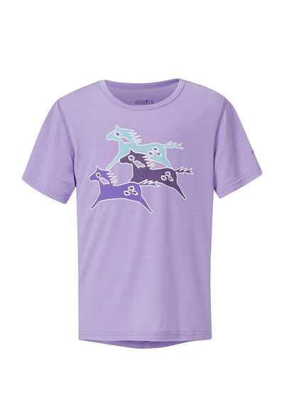 Kerrits Painted Horse Tee - Kids - Violet