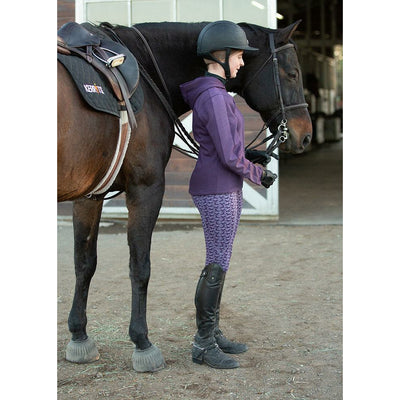 Kerrits Kids Performance Knee Patch Tights - Lavender Horse