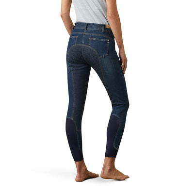 Ariat Halo Denim Breeches - Full Seat - Marine