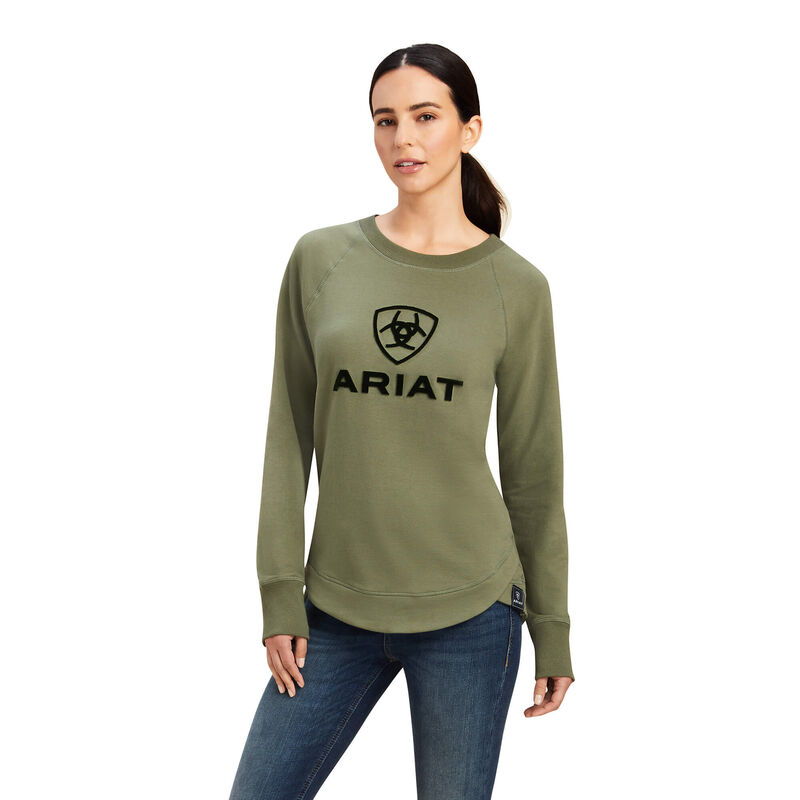 Ariat Benicia Sweatshirt - Four Leaf Clover