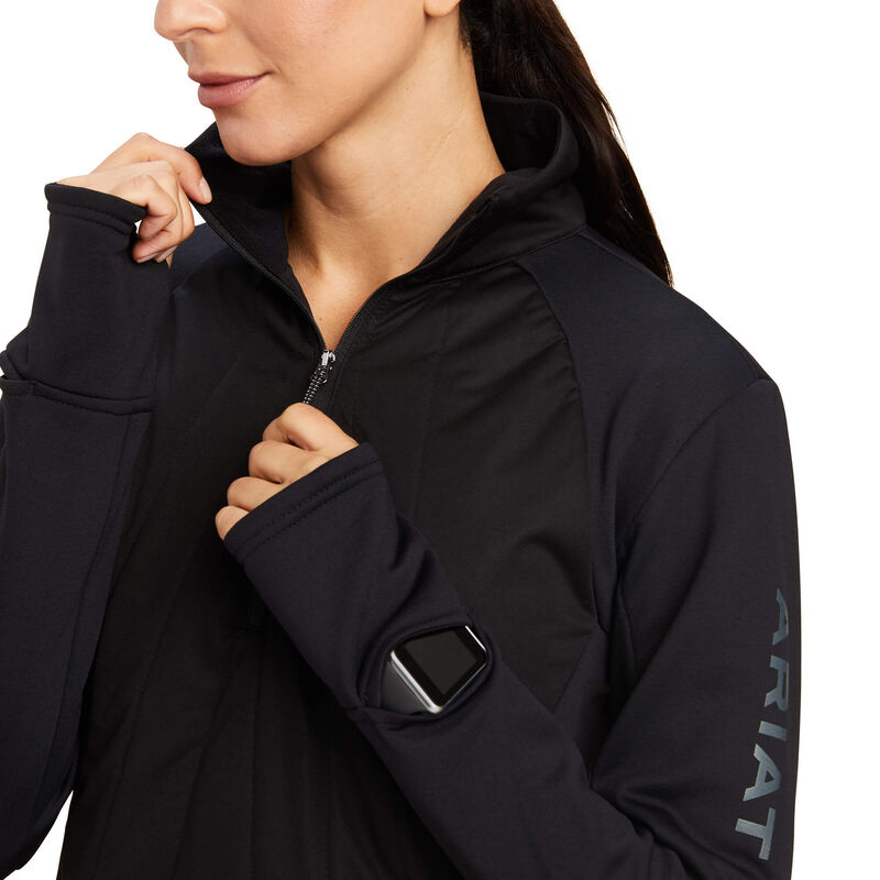 Ariat Venture 1/2 Zip Sweatshirt - Black