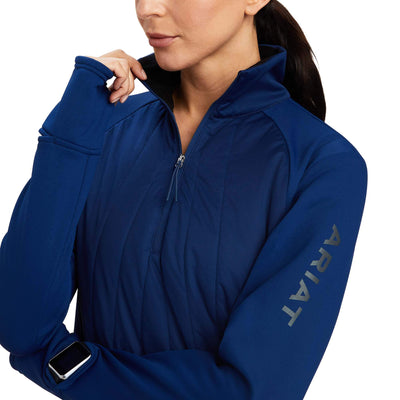 Ariat Venture 1/2 Zip Sweatshirt - Estate Blue