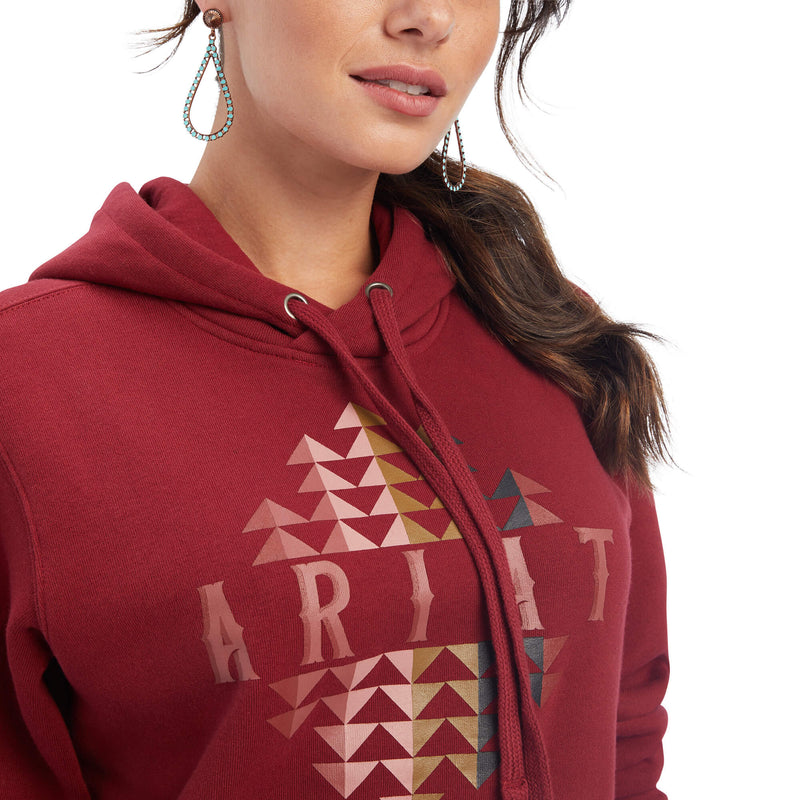 Ariat REAL Beartooth Hoodie - Rouge Red