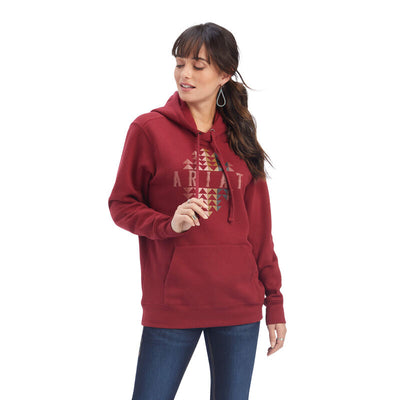 Ariat REAL Beartooth Hoodie - Rouge Red